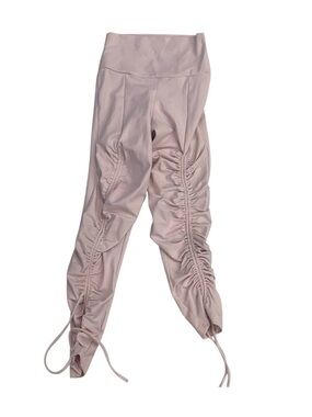 Port De Bras Leggings Stelle Ruched Sz XS Drawstring Pants Ruched High Rise